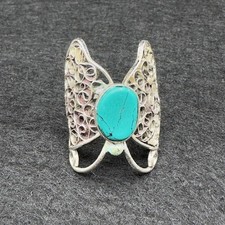 Thai silver butterfly ring
