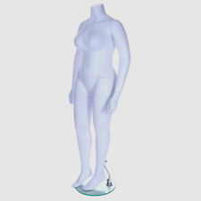FULLER Plus Size Female White Headless Display Mannequin Retail Full Body Dummy