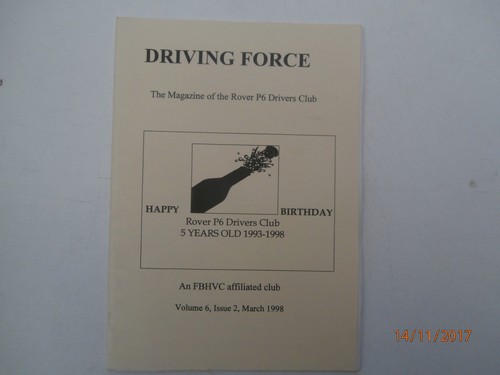 Rover drivers club - rover, p6