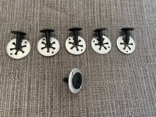 PEUGEOT UNDERTRAY EXHAUST HEAT SHIELD METAL SPRING WASHER GRILLE COVER FIXING 