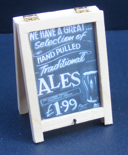 Dolls house advertising pub - advertising,