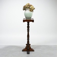 Old Charm Plant Stand Oak Tudor Brown Finish Model 2164 FREE Nationwide Delivery