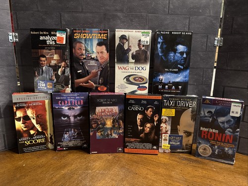 Robert niro vhs collection - niro,