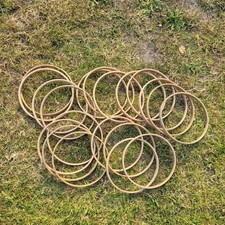 21 Rustic Wooden Hoopla Hoops
