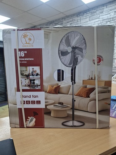 Stainless steel stand fan - 16",