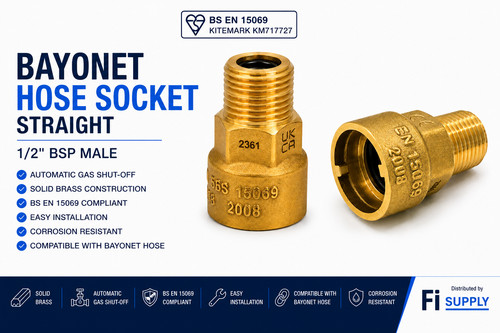 Bayonet hose socket - hose,