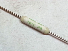 Ceramic Thermal Temperature Cut Off Fuse 76c 250v 2A (60mm Legs) QTY=1