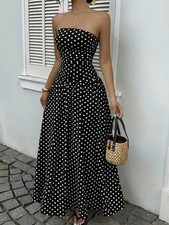 UK Long Swing Beach Polka Dot