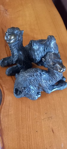Pair cold cast bronze - pair, of