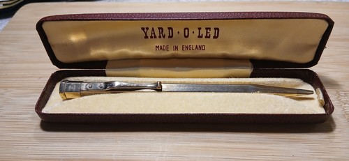 Rare 9ct gold yard led - gold, o