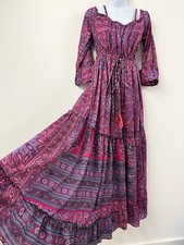Pink Gypsy Dress Long Summer
