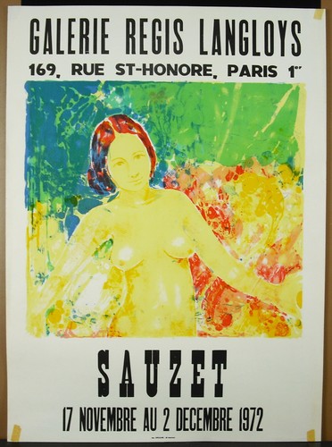 Exhibition poster 1972 claude - exhibition,
