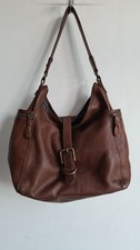 Fat Face Leather Hobo Shoulder