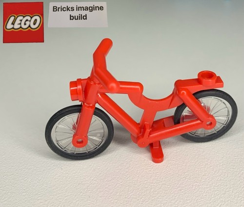 Lego red bicycle with - lego,