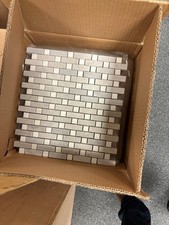 Hyk ambalaj Ice Grey And Glacier White Marble Mosaic Tiles