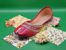 Red Pakistani Indian Khussa