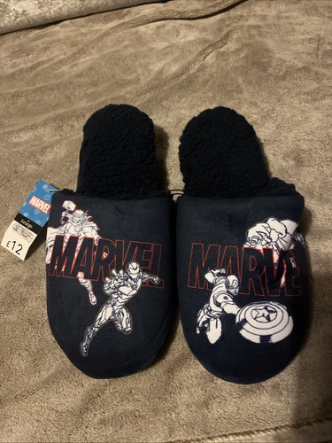 Marvel slippers fleece lining - slippers,