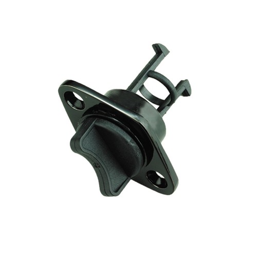 Black oval nylon boat - oval,