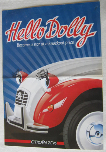 Citroen 2cv brochure page - 2cv, 4