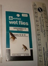 Winfield Woolworths Wet Flies. Greenwell's Glory. Classic fly pattern. Kenya