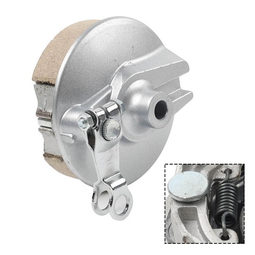 Front drum brake hub cover - front,