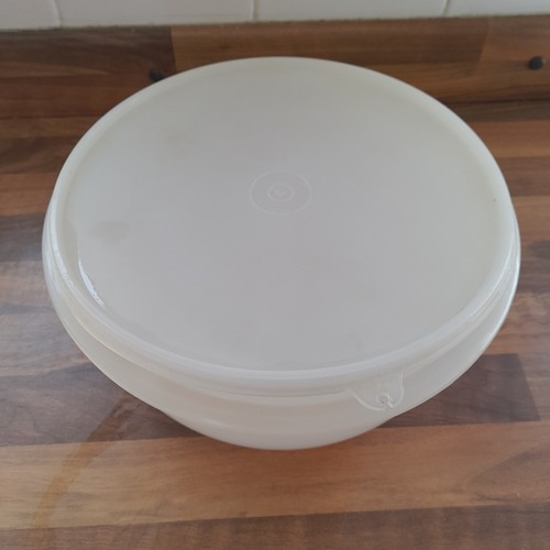 Tupperware white mixing - white, bowl