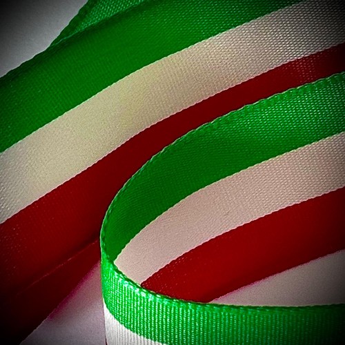 Satin italian flag - flag, 66cm