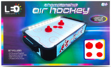 LED Championship Air Hockey Set Electronic Air Hockey Table Game