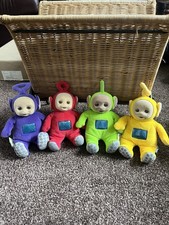 Vintage 1998 Complete Set Of Four Teletubbies