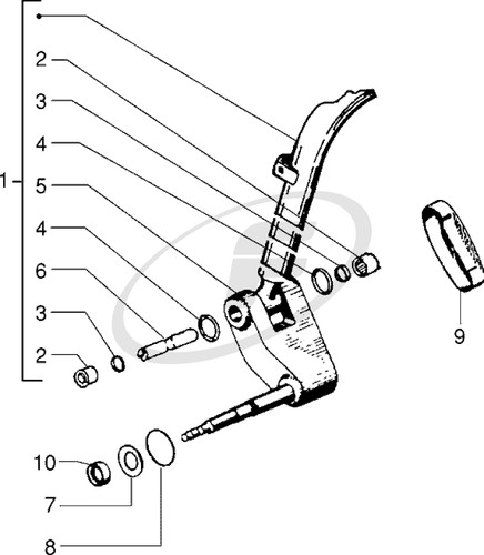 564222 original fork clamp - 564222,