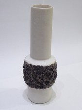 Otto Keramik Vase White Black