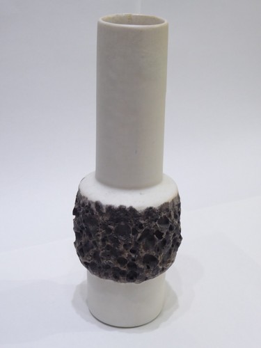Otto keramik vase white black - vase,