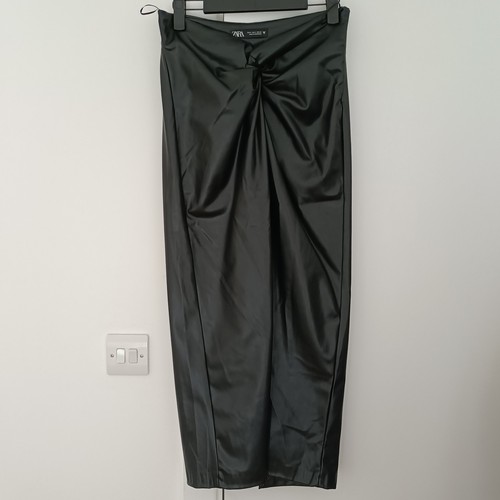 Zara black faux - black, midi