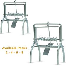 Mole Vole Claw Scissor Traps Heavy Duty Professional Quick Traps Kill Fast Metal