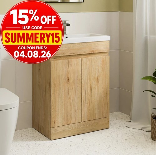 600mm bathroom vanity unit - bathroom,