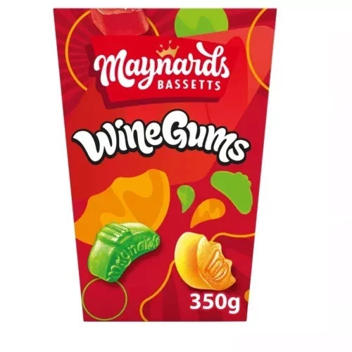 Maynards wine gums 350gm - box, x