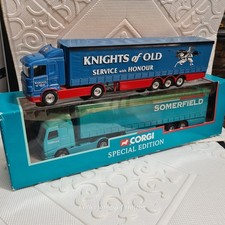 Corgi 1:64 diecast trucks scania volvo somerfield & knights of old transport