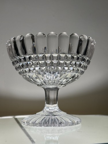 Vintage clear pressed glass - vintage,