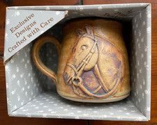 Stoneware Mug Horse Head