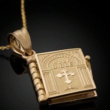 18K Carat gold Holy Bible