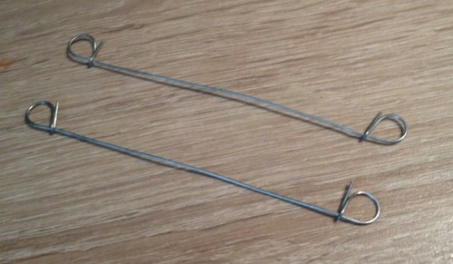 100x double loop metal wire - 100x,