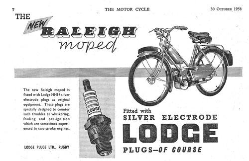 1958 advert for raleigh - 1958,