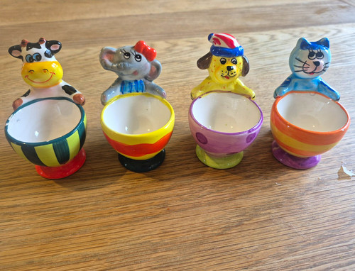 Collectable animal egg cups - collectable,