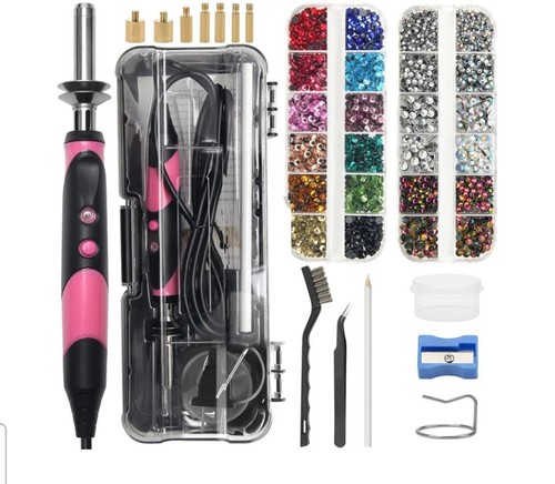 Rhinestone applicator kit with - applicator,
