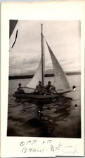 Vintage B&W Snapshot Photo Men