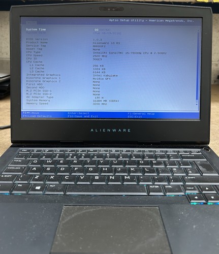 Alienware gaming laptop - alienware, 13
