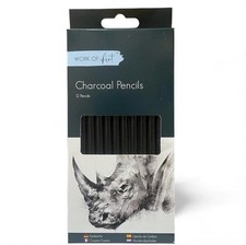 Charcoal Drawing Pencils Black