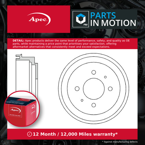 Brake drum fits - brake,