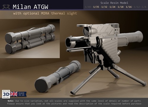 Milan missile system with mira - system,