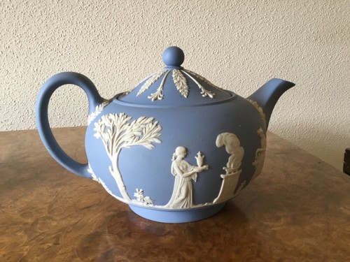 Wedgwood jasperware teapot - wedgwood,